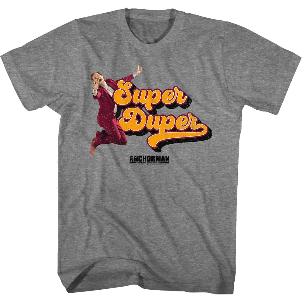 Ron Burgundy Super Duper Anchorman Tshirt